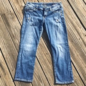 Silver Suki Mid Capri